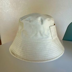 Beige Lack of Color Bucket Hat